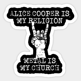 cooper is my religion Sticker